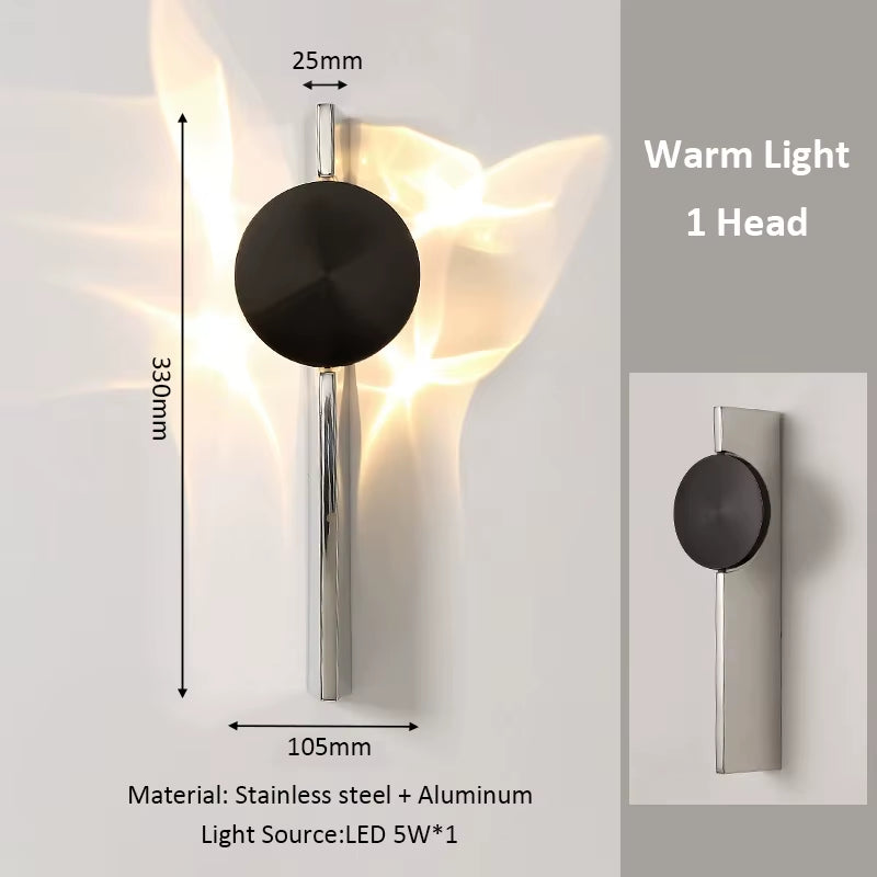 Artistic Corrugated Wall Lamp LED Living Room Background Wall Light Home Porch Corridor Wall Sconce Atmosphere Creative Lighting