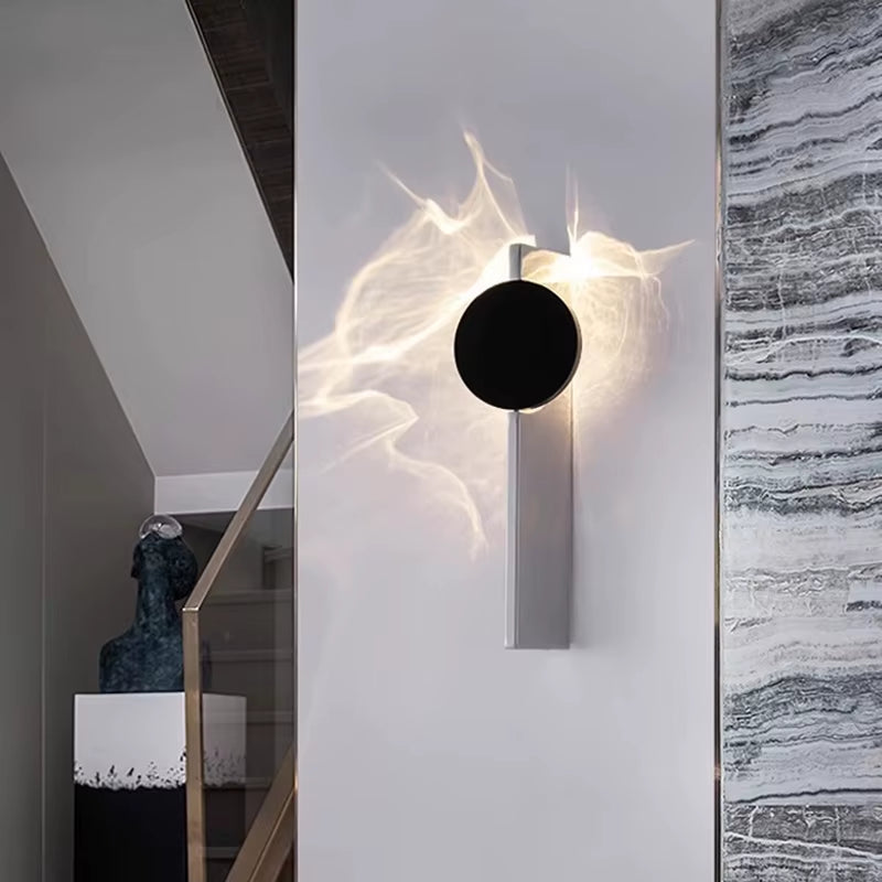 Artistic Corrugated Wall Lamp LED Living Room Background Wall Light Home Porch Corridor Wall Sconce Atmosphere Creative Lighting