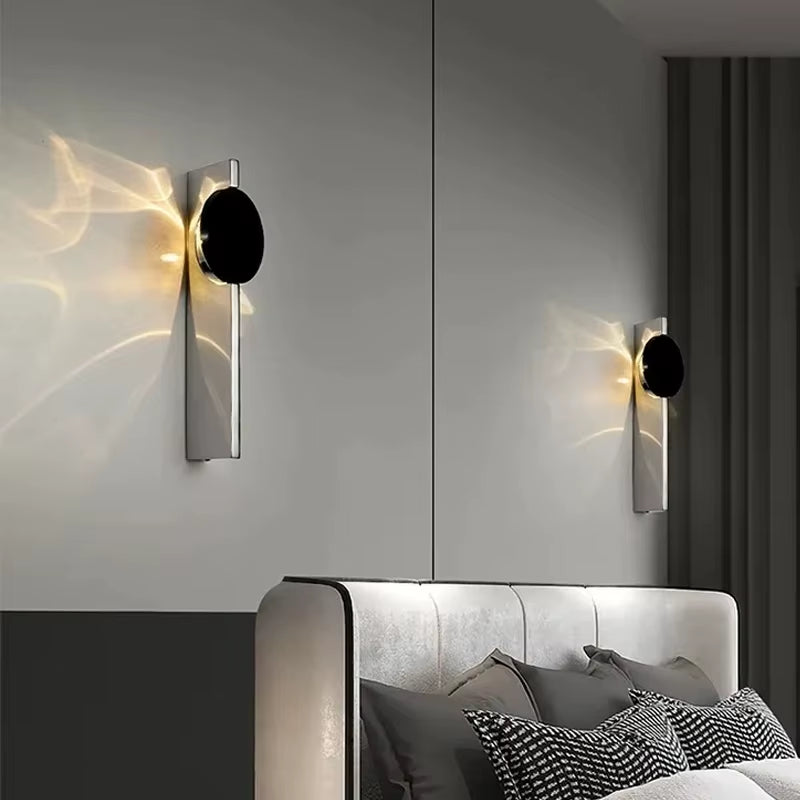 Artistic Corrugated Wall Lamp LED Living Room Background Wall Light Home Porch Corridor Wall Sconce Atmosphere Creative Lighting