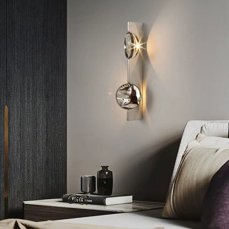 Artistic Corrugated Wall Lamp LED Living Room Background Wall Light Home Porch Corridor Wall Sconce Atmosphere Creative Lighting